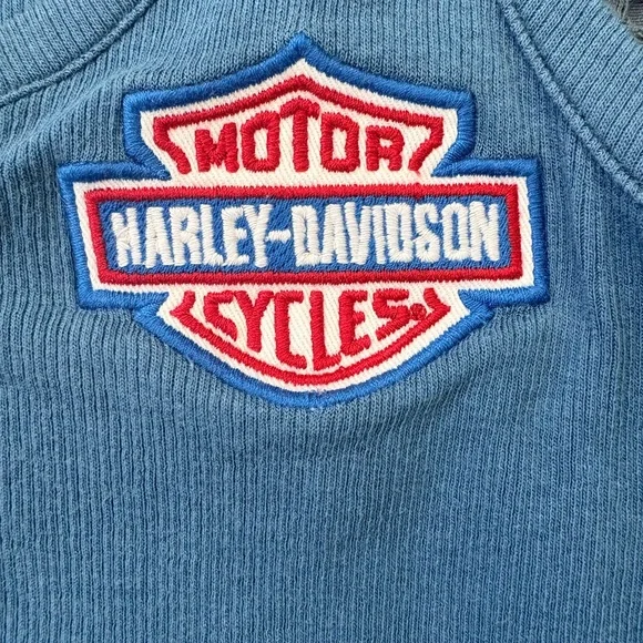 3-Piece Lot - RARE Harley-Davidson Blue Tank Top, Indian, Harley White Tank - Picture 4 of 13